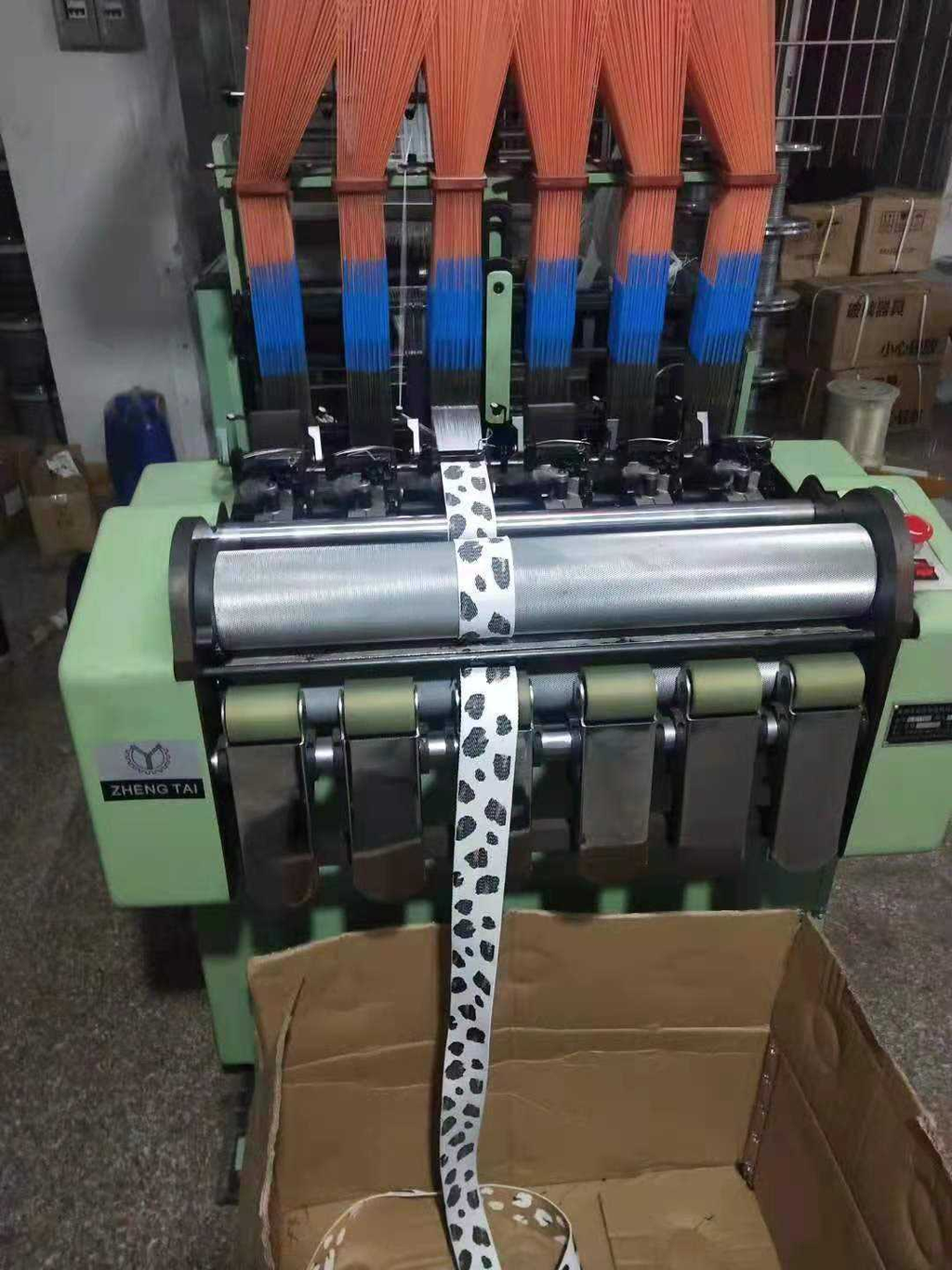Zhengtai High Speed Jacquard Webbing Machine Automatic Logo Webbing Machine Industrial Jacquard Loom